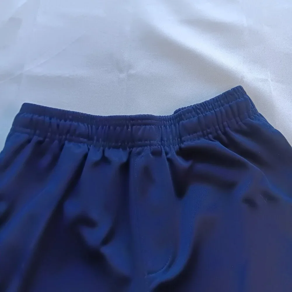 Icer Brands Navy NBA  Athletic Short Youth Size 14/16 Elastic Waist Polyester D8